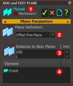 Add Plane dialog-box