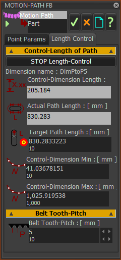 Motion-Path FB with a Control Dimension