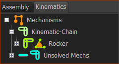 Kinematic-Tree with Unsolved Mechs