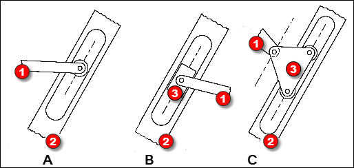 (Click to collapse) 3 x 'Pin in a Slot' designs