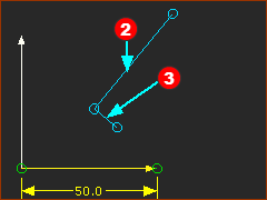 Sliding-Axis anda  Line to locate the start-Point