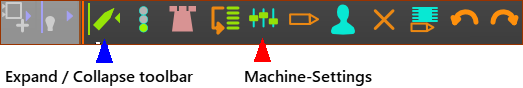 Edit toolbar > Machine-Settings