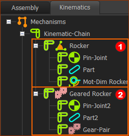 Kinematics-Tree AFTER Add Gear-Pair