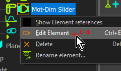 Click, then Right-Click in Assembly-Tree