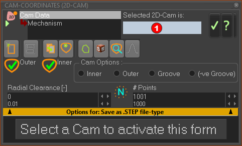 Cam-Data FB NOT linked to a 2D-Cam
