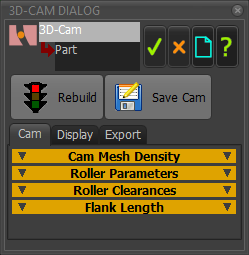 3D-Cam dialog-box