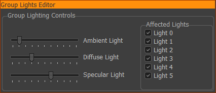 Model Options > Lighting tab