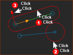 Double-click a Part-Outline in the graphic-area