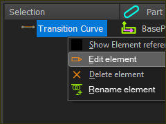 Edit Transition-Curve