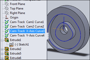 The Complete Cam in SolidWorks from MechDesigner. The Complete Cam in SolidWorks from MechDesigner.