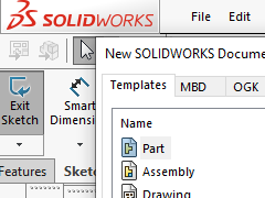 MD-SolidWorks-NewPart
