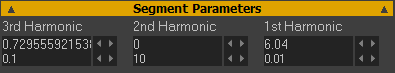 Example Harmonic Settings that give an Acceleration similar to a Modified Trapezoid.