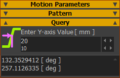 X-axis values from a Y-axis value